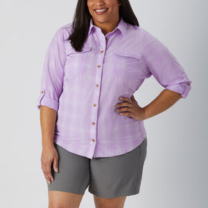 Women's Plus Armachillo Cooling Convertible Sleeve Shirt
