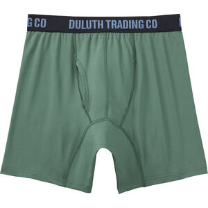Duluth Trading Armachillo Cooling Boxer Briefs Kelly Meadow Mist Stripe  52623