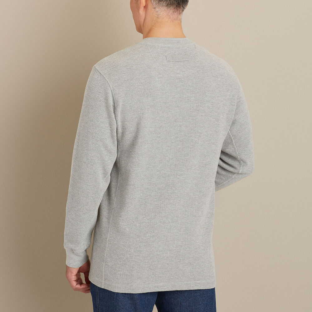 Men's Burly Thermal Relaxed Fit Henley Shirt Main Image