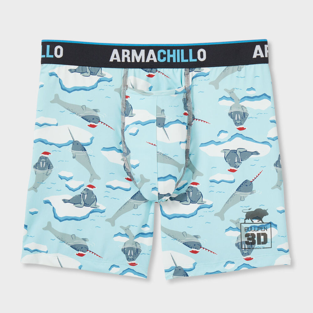 Men's Armachillo Pattern Bullpen 3D Boxer Briefs Main Image
