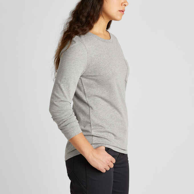 Women's 40 Grit Long Sleeve Pocketed T-Shirt | Duluth Trading Company