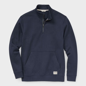 Men's Souped-Up Sweats Pullover Quarter Zip Mock Neck