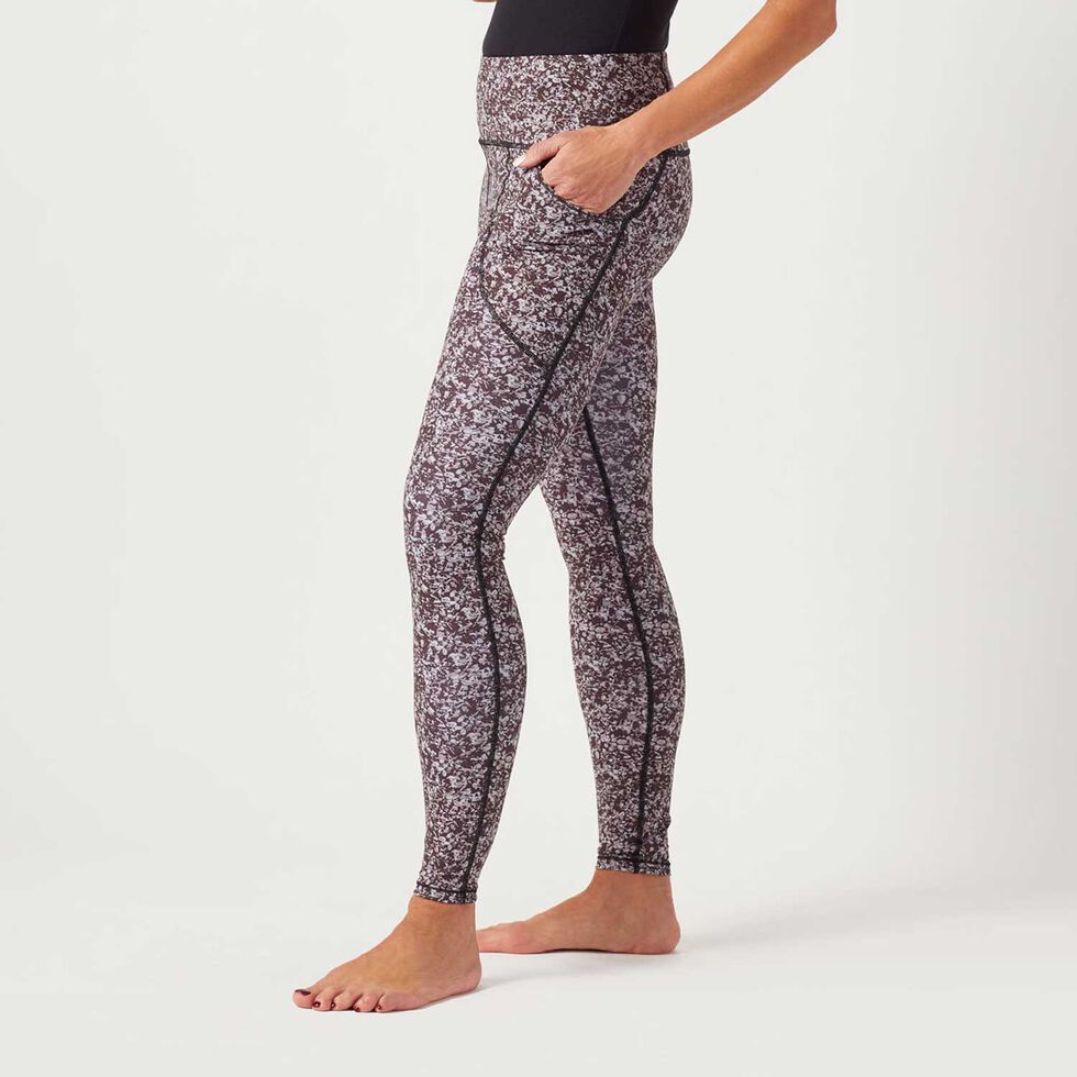 Lululemon size 4 zebra print leggings with pocket in back for storage