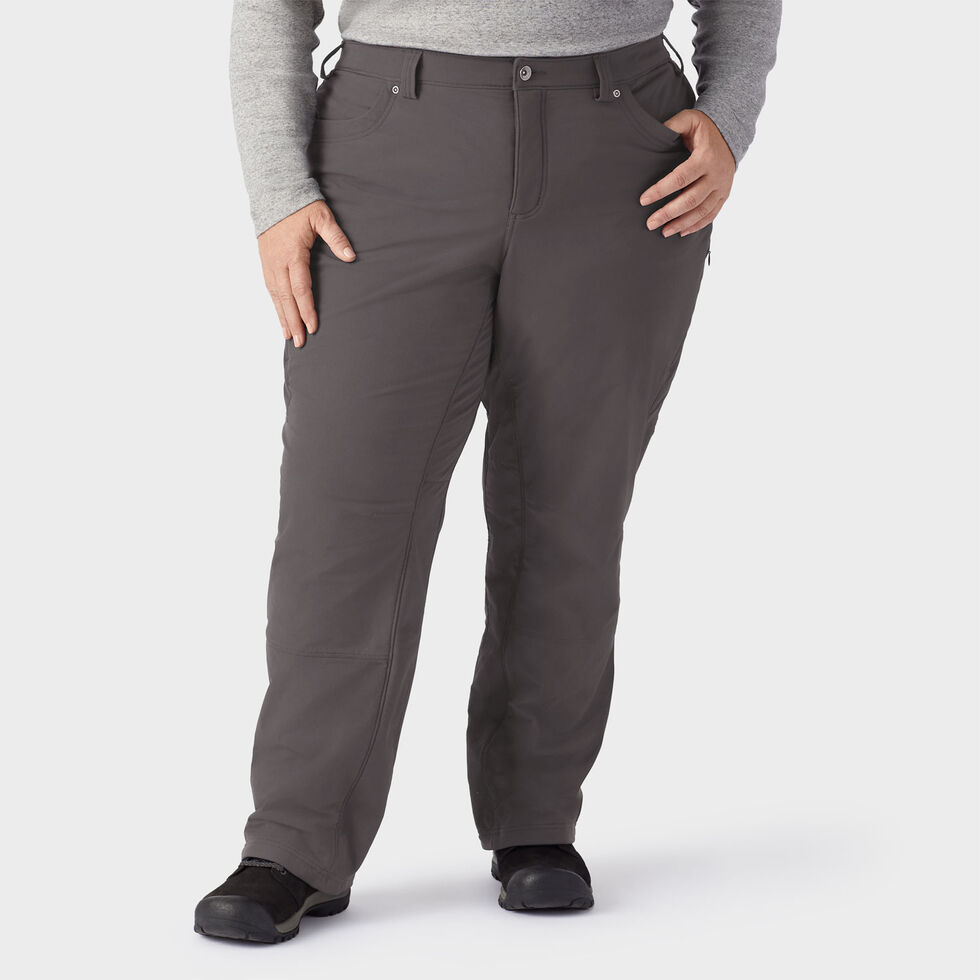 Women's Plus Flexpedition Lined Straight Leg Pants Duluth