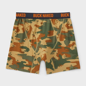 Men's Buck Naked Pattern Boxer Briefs