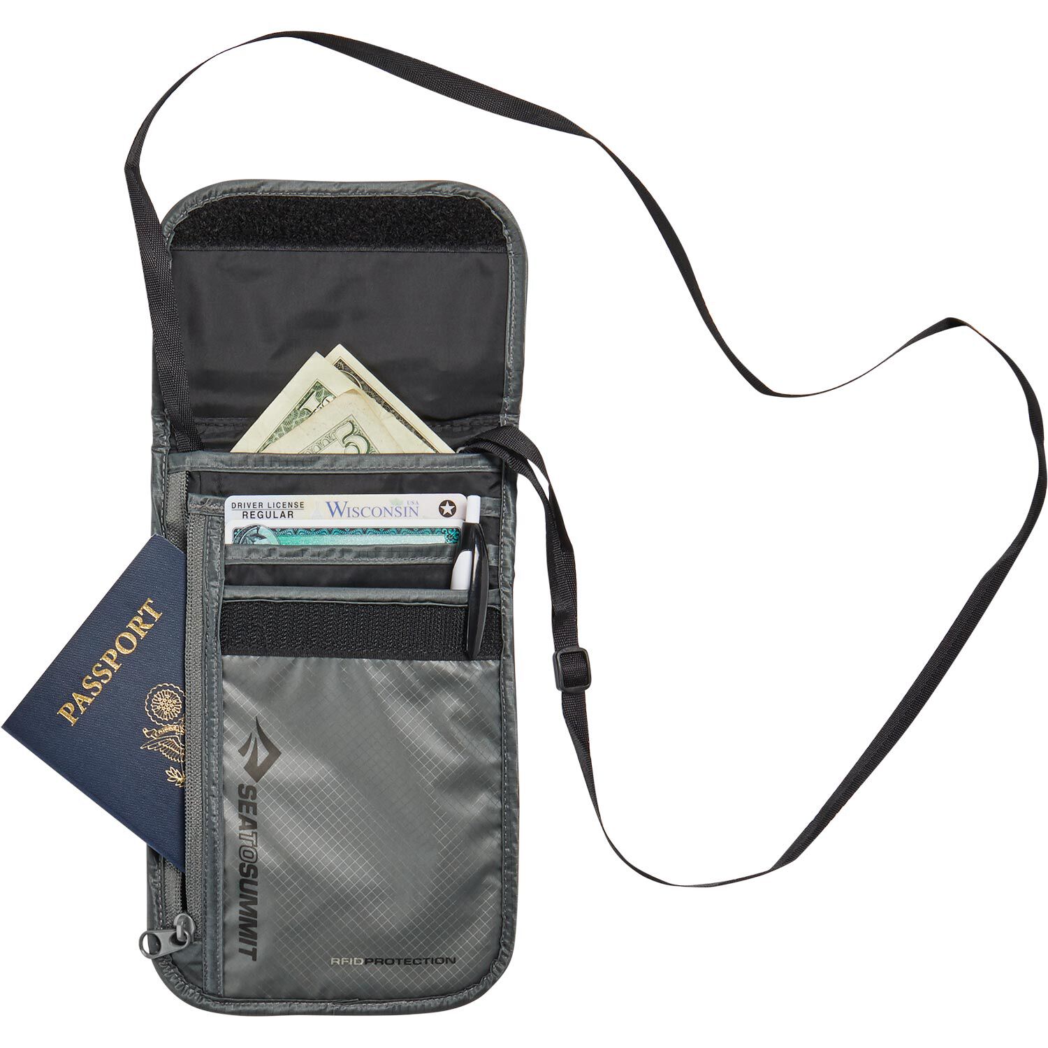 Travelling Light RFID Neck Wallet | Duluth Trading Company