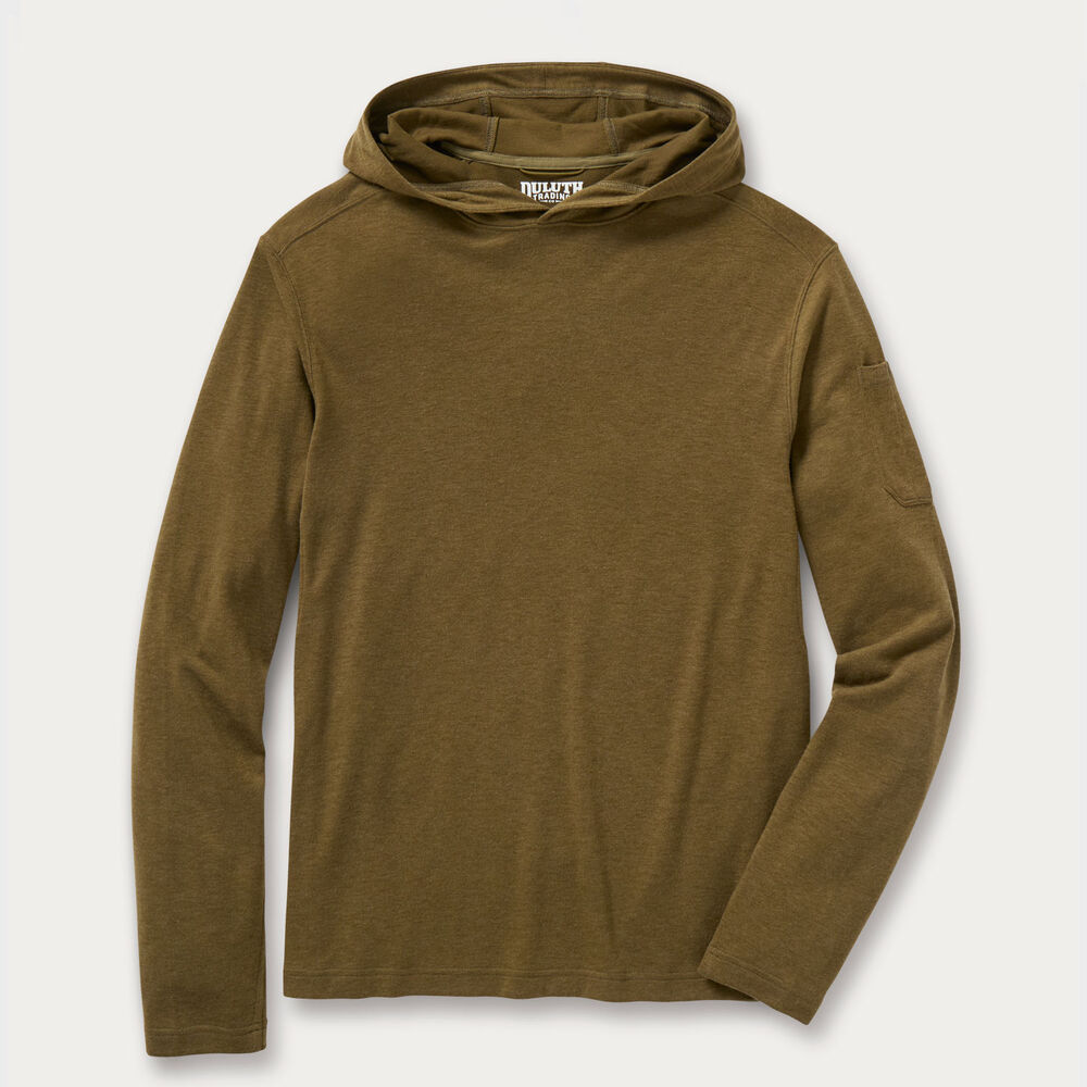 Men's Black Ram Wool Hoodie Main Image