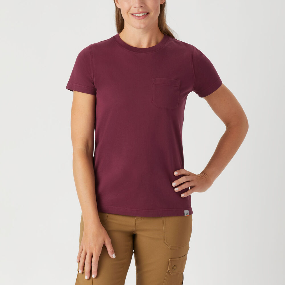 Women's 40 Grit Short Sleeve Pocketed T-Shirt Main Image