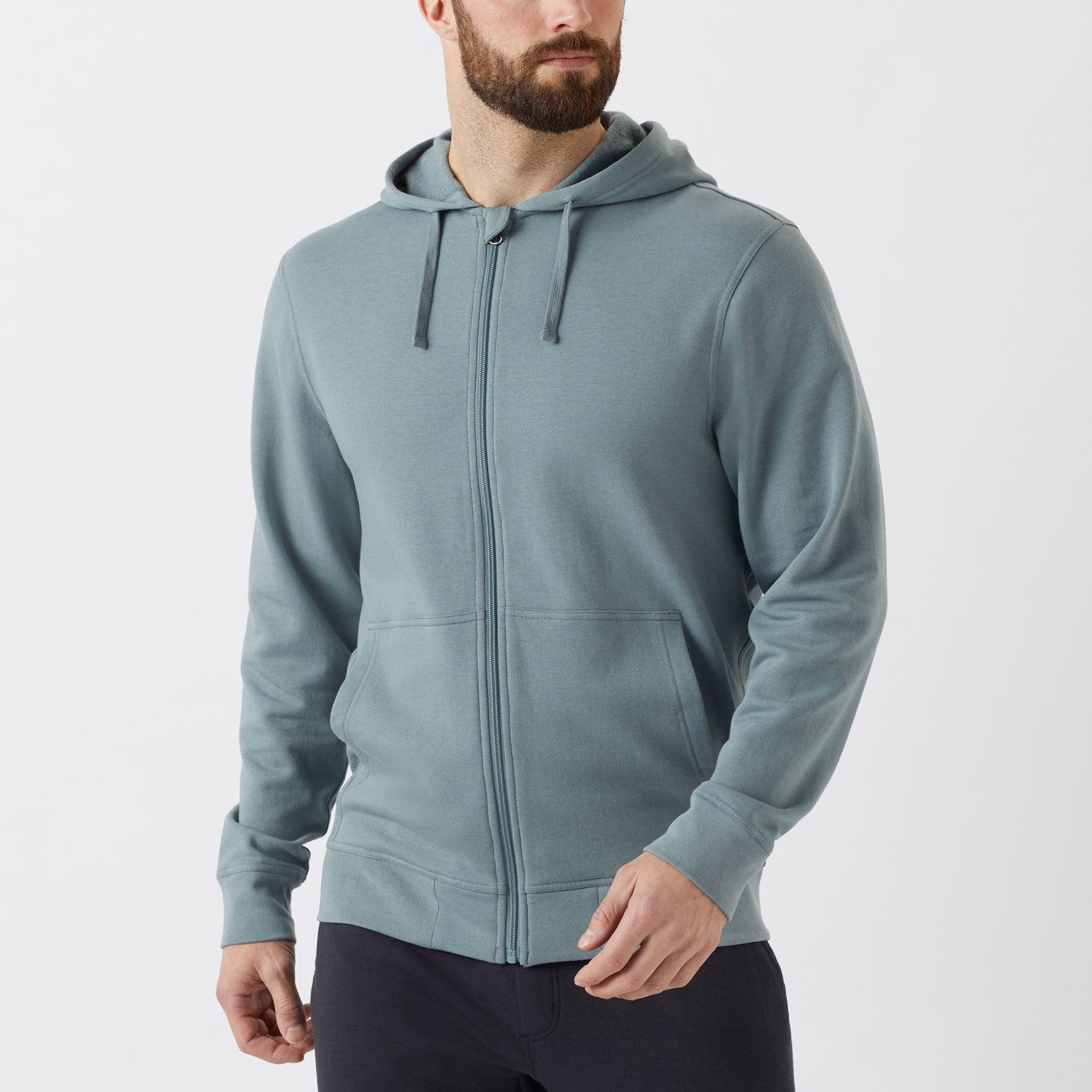 Reebok men's performance sale fleece full zip hoodie