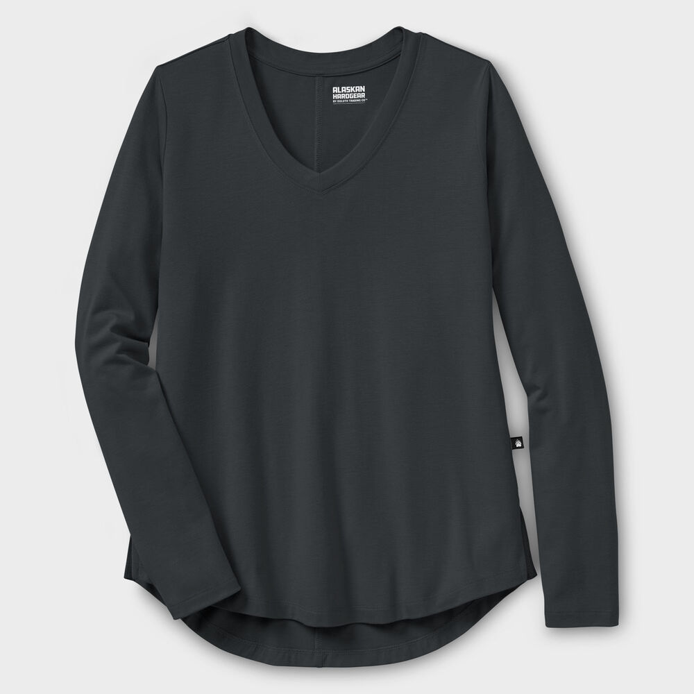 Women's AKHG Renew Bamboo Long Sleeve Tee Main Image