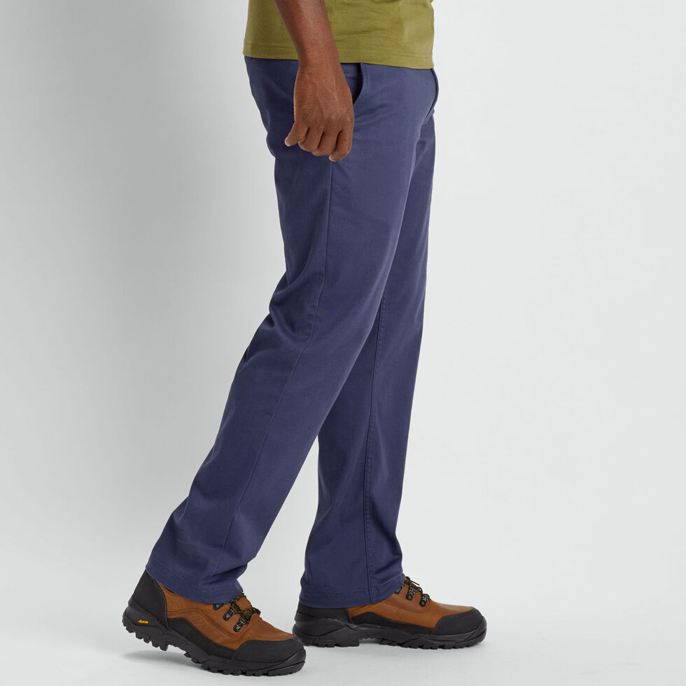 Men's 40 Grit Flex Twill Standard Fit Khaki Pants | Duluth Trading Company