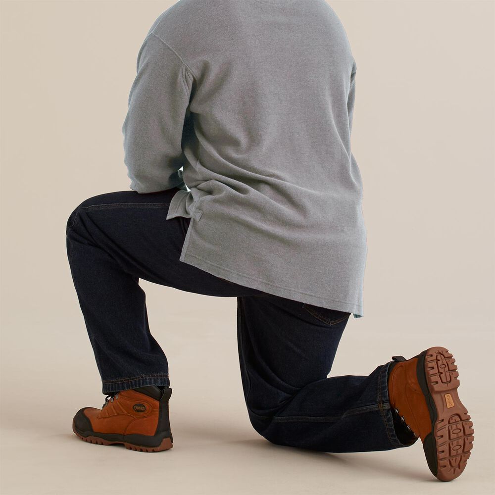 Men's Waffle Mock Henley Shirt Main Image