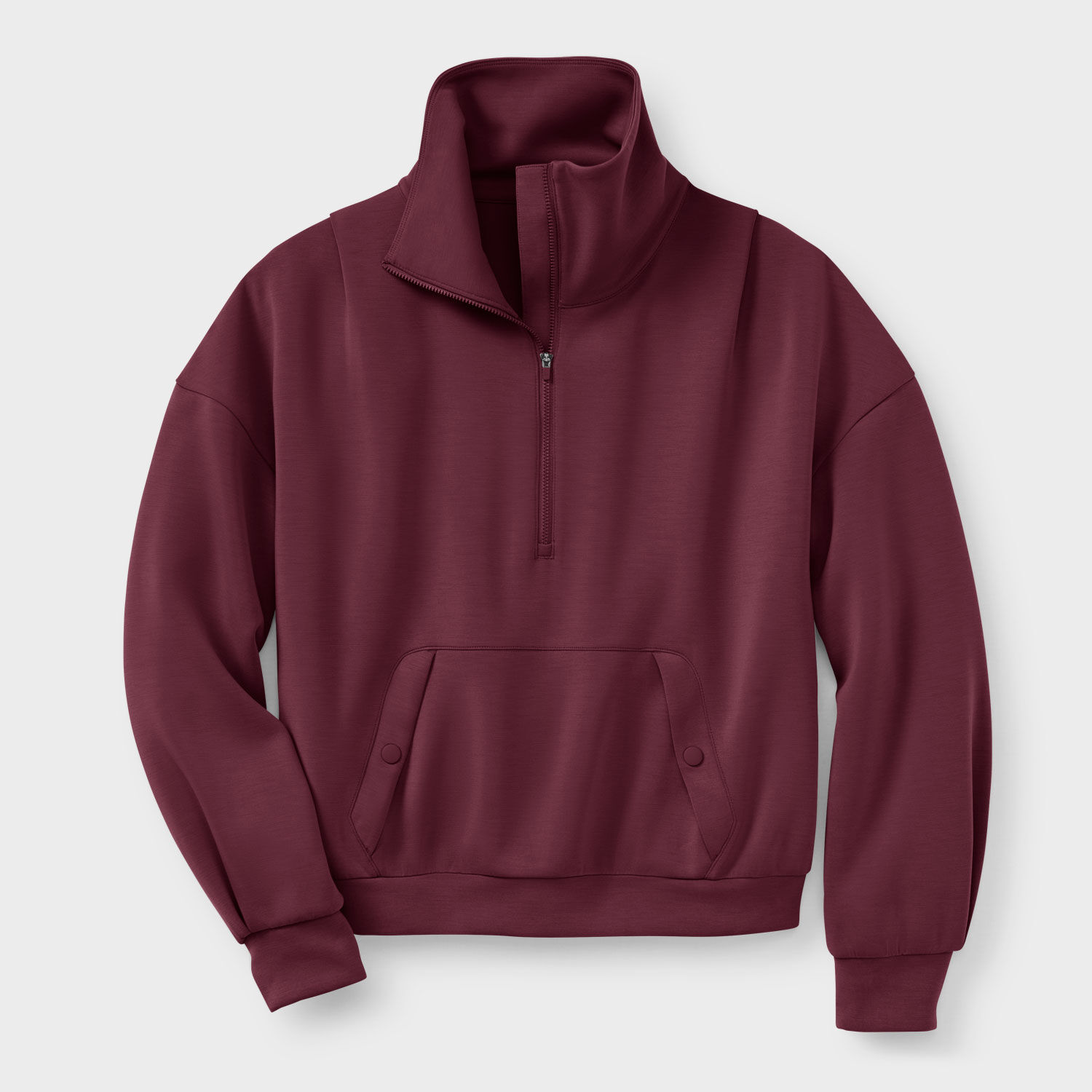 Women's AKHG After Sweat Funnelneck Half-Zip | Duluth Trading Company