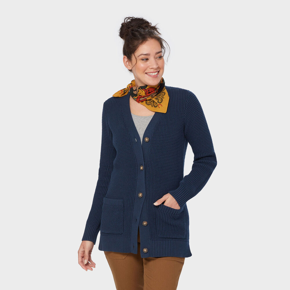Women's Heritage Waffle Stitch Cardigan Main Image