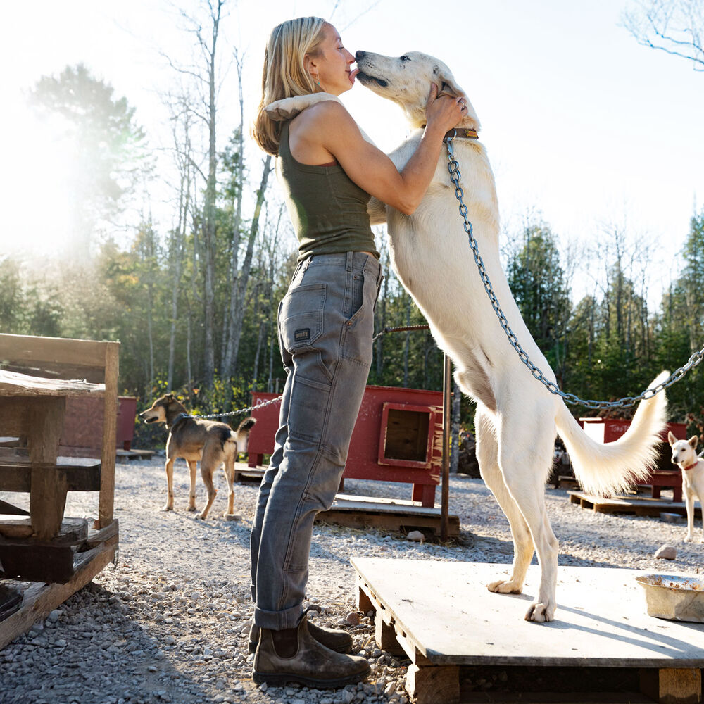 Women's VintageFlex Fire Hose Hi-Rise Slim Leg Pants Main Image