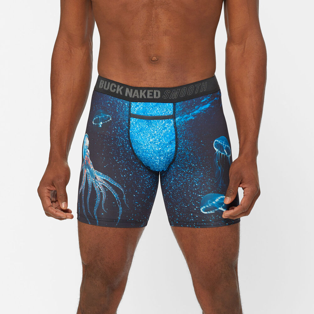 Men's Buck Naked Smooth Bullpen 3D Boxer Briefs Main Image