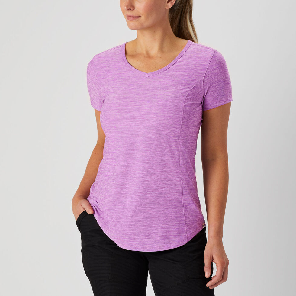 Short sleeve t-shirt, wide neckline and funnel neck with adjustable drawcord  – Brandrip