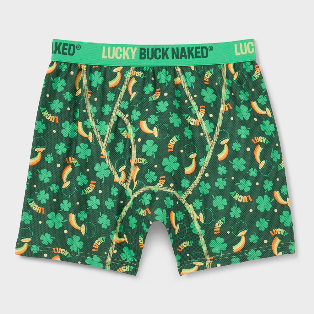 Men's Buck Naked Pattern Boxer Briefs Main Image