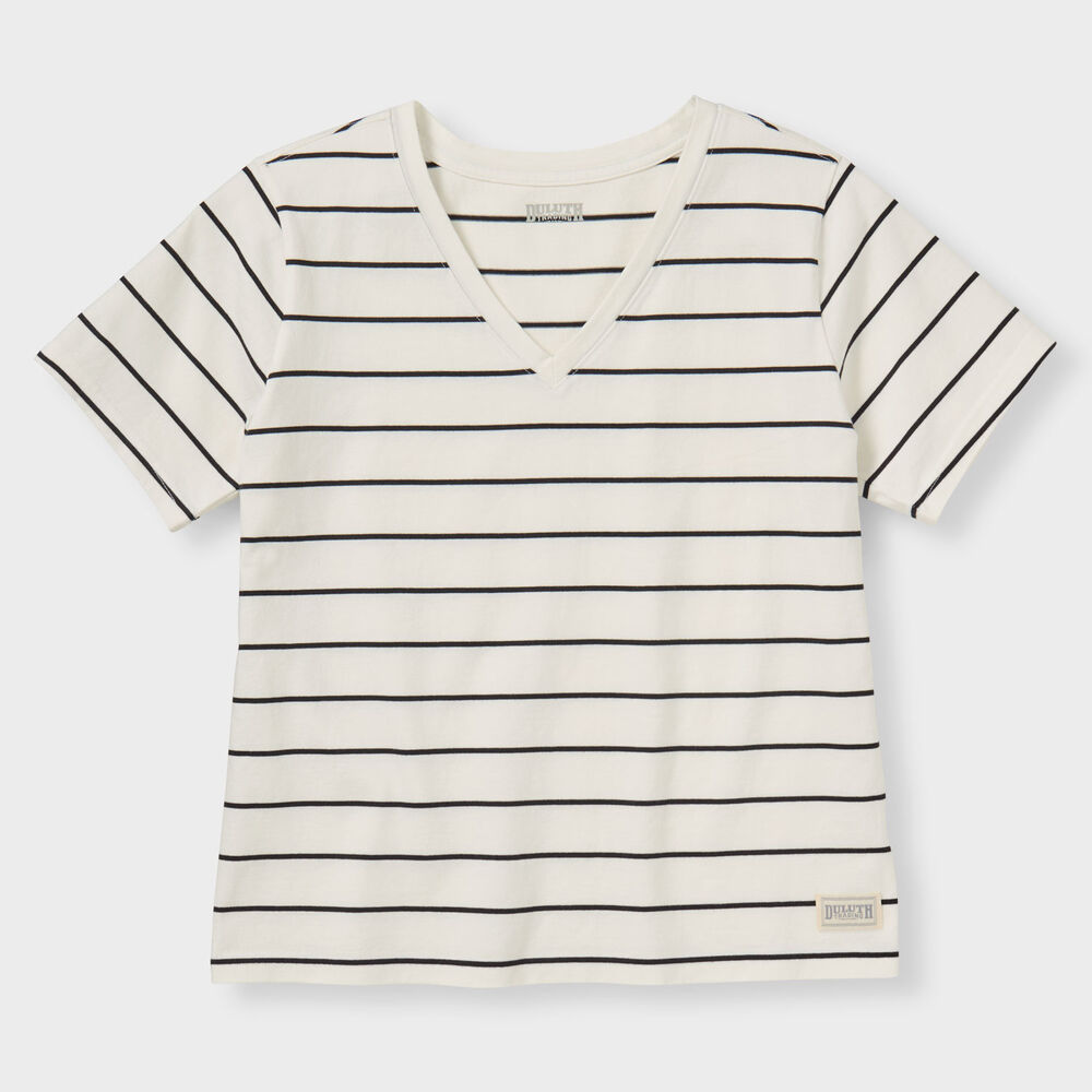 Women's Duluth Heritage Washed V-Neck Tee Main Image