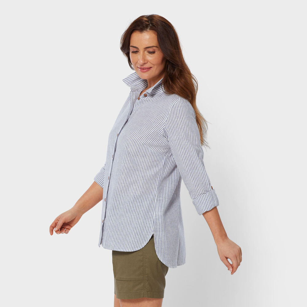 Women's Artisan Hemp Long Sleeve Shirt Main Image