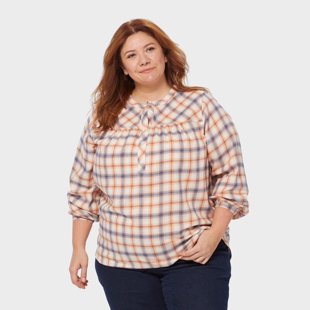 Women's Plus Seawool Lightweight Flannel Blouse Main Image
