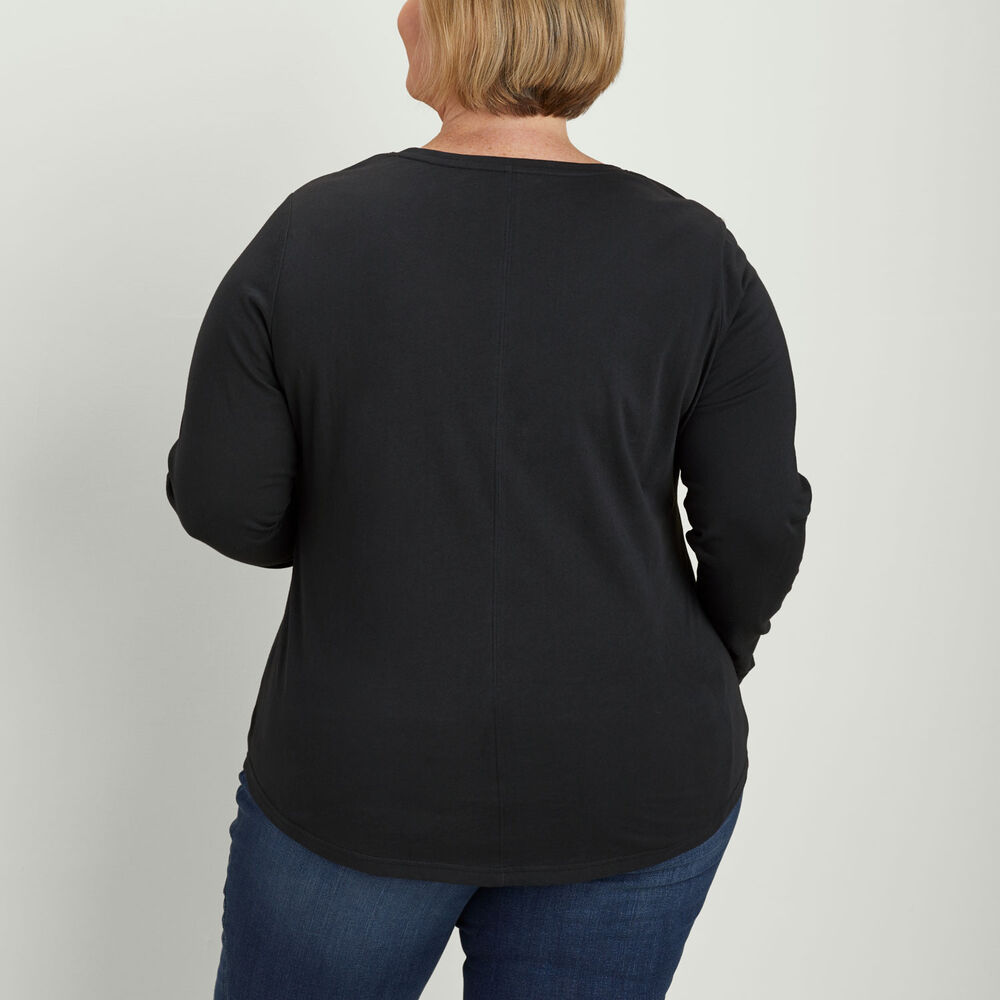Women's Plus Lightweight Longtail T Scoopneck Main Image