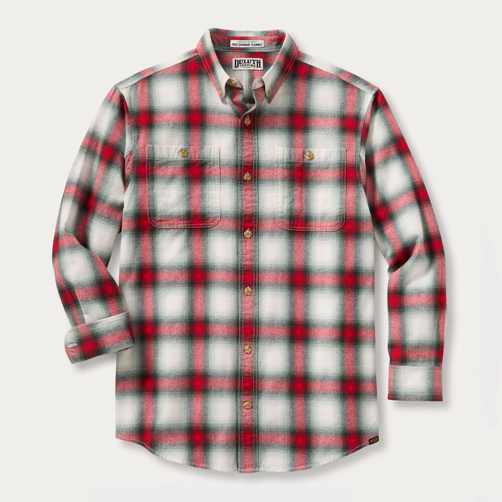 Men's Free Swingin' Flannel Relaxed Fit Shirt Main Image
