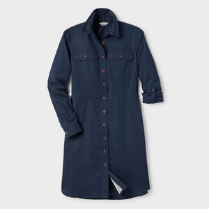Women's Plus Hempstop Shirtdress NVY 4X