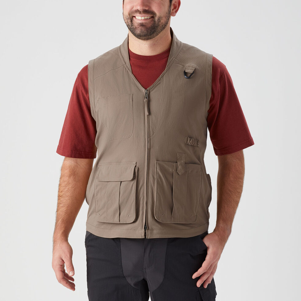 Gilet Homme Outback Trading Company Rouge Taille M - Modèle 2249 Doublure Sherpa Matelassée