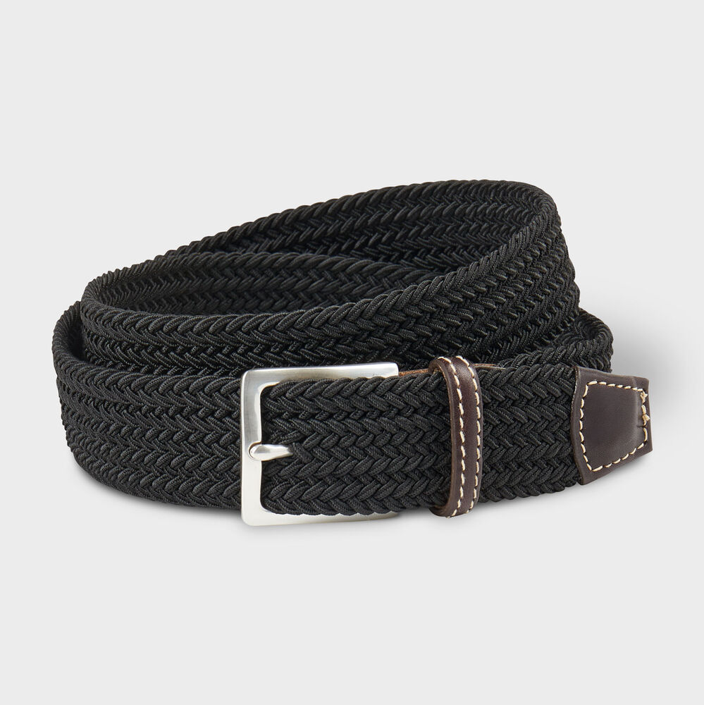 Men's Woven Elastic Stretch Belt Main Image