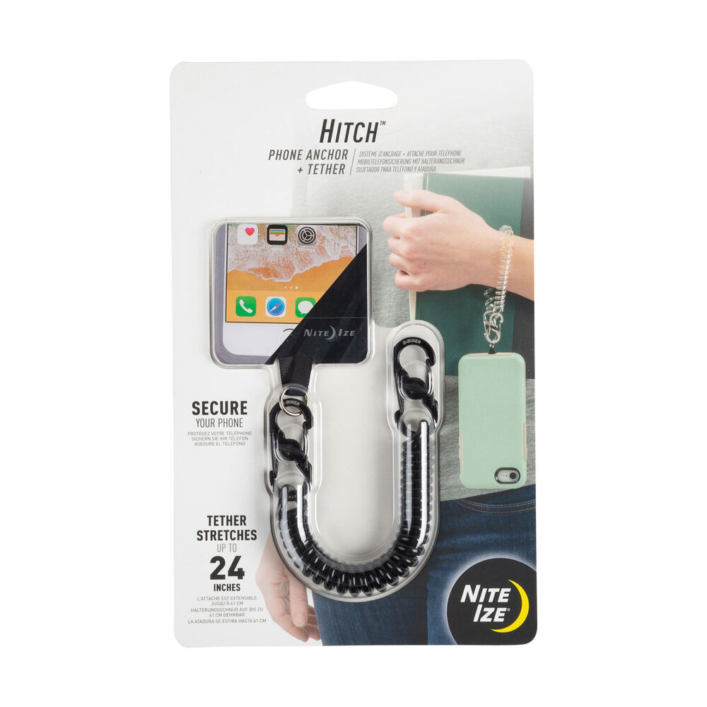NiteIze Hitch Phone Anchor & Tether BLK ONESIZE Main Image