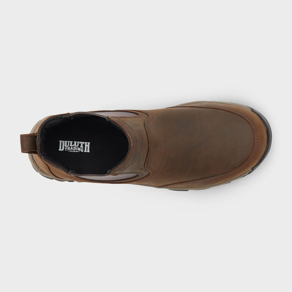 Duluth Trading Co. Wild Boar Leather Mocs Men\'s SZ 10.5 Wide Slip Resistant New Men main image 3