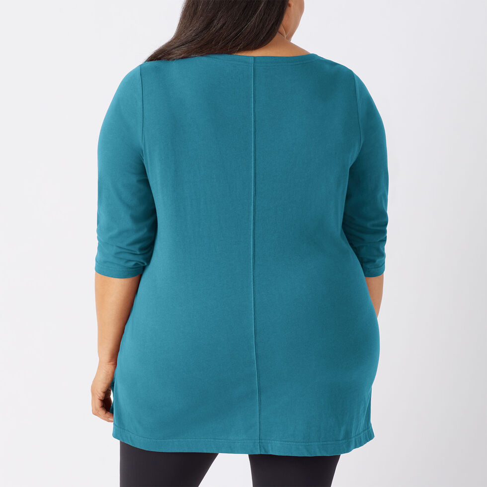 Blouse Tunique Studio Y - Taille XS (US) - Longueur Longue, épaule Dénudée, Motifs Géométriques - Neuf Avec étiquettes