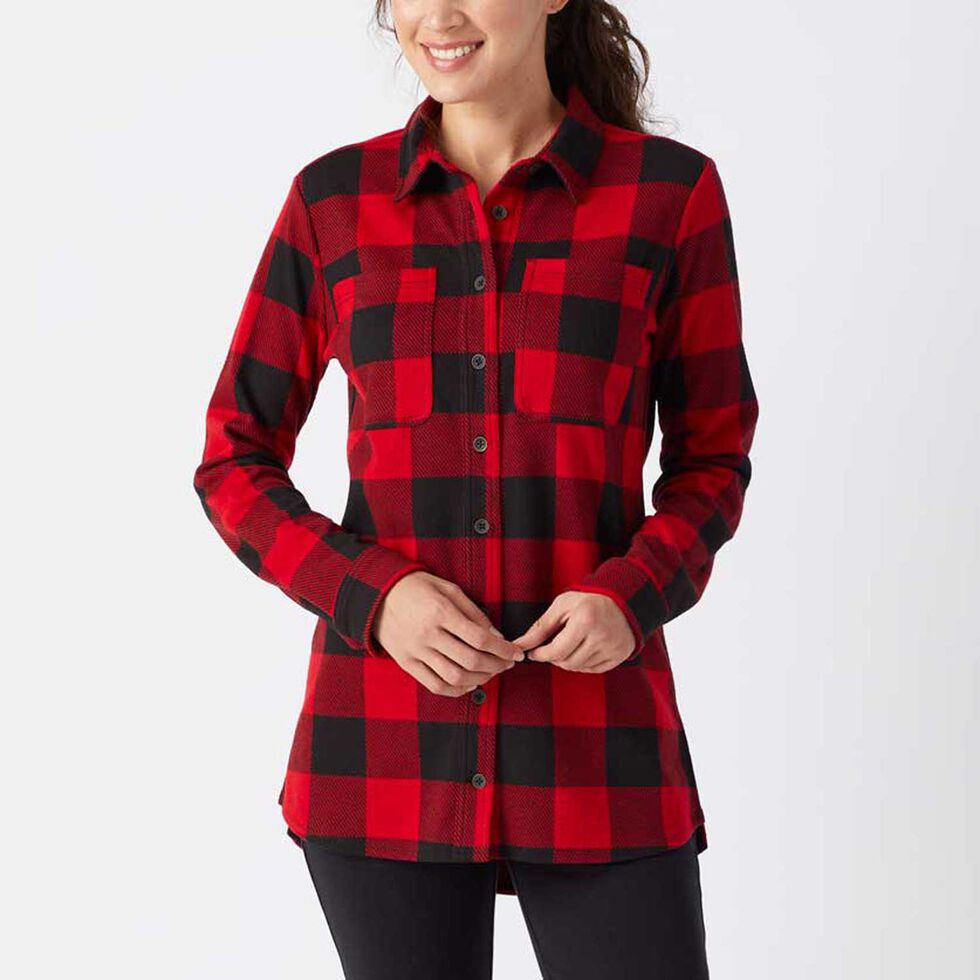 Duluth Trading Co. Women's Cotton Flannel Shirt Size XL 