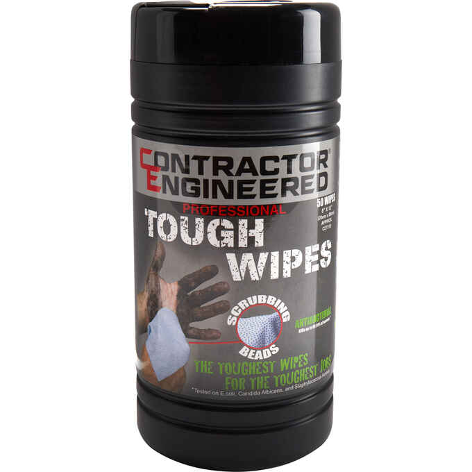 Contractor Engineered Antibacterial Tough Wipes