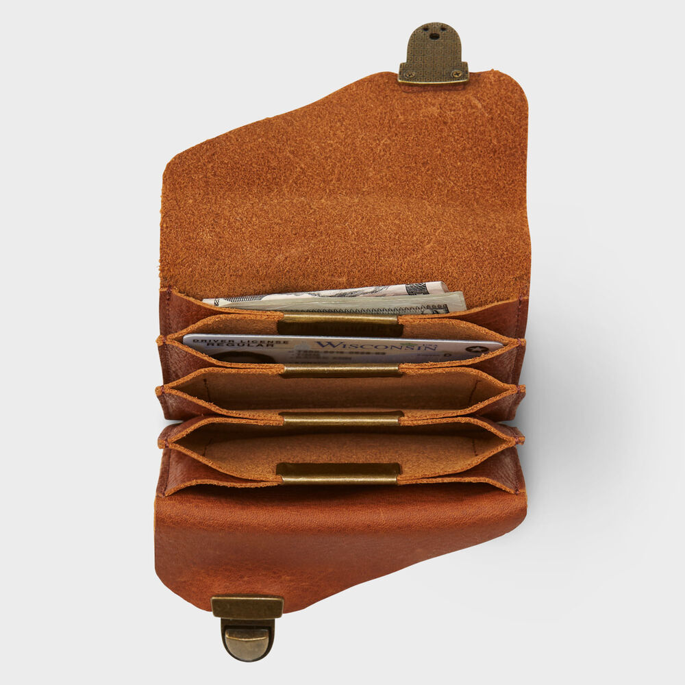 Lifetime Leather Accordion Wallet Main Image