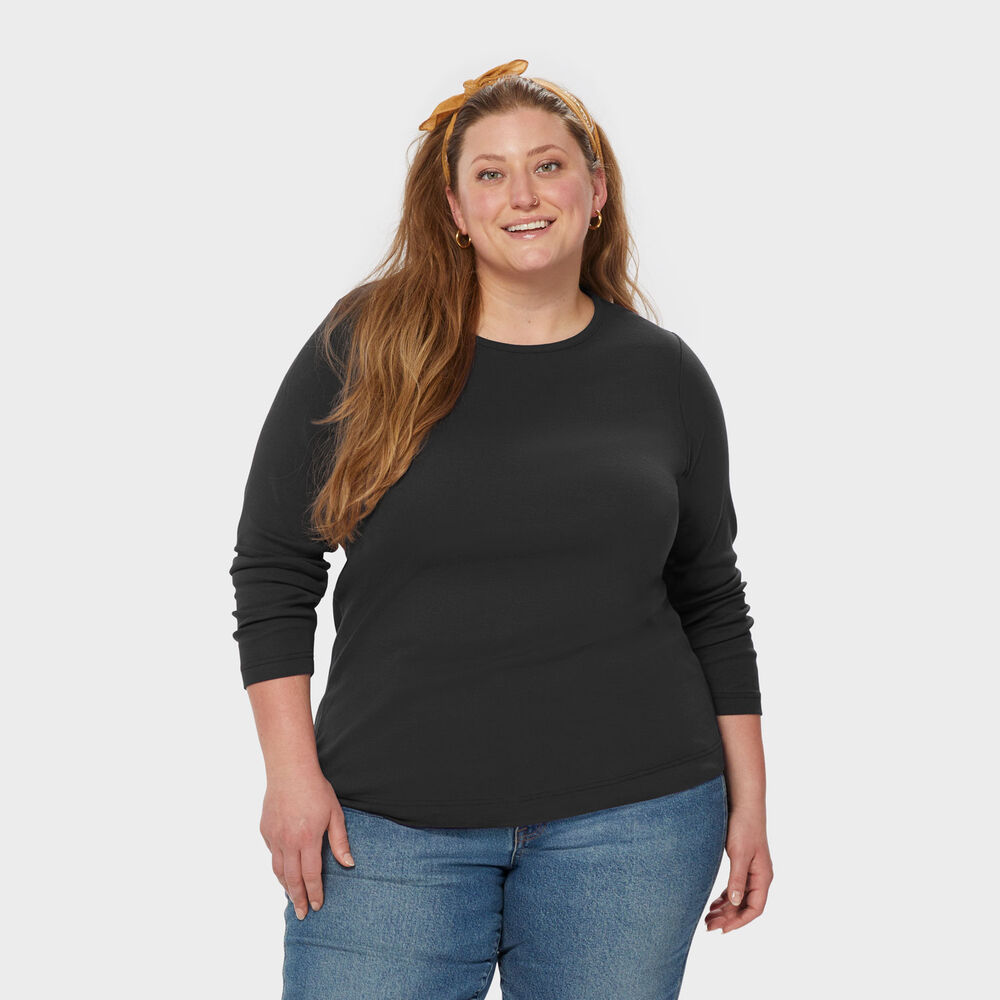 Women's Plus Longtail T Long Sleeve Crew Main Image