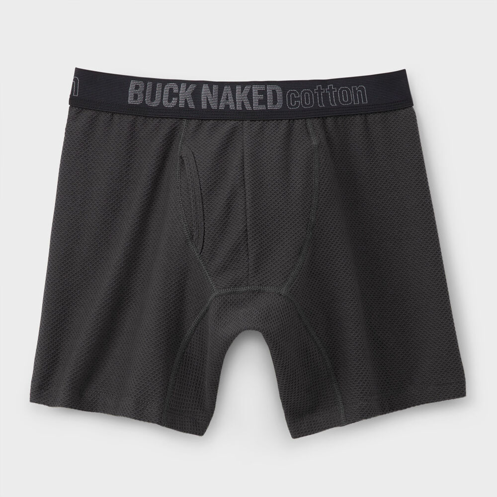 Men's Buck Naked Cotton Boxer Briefs Main Image
