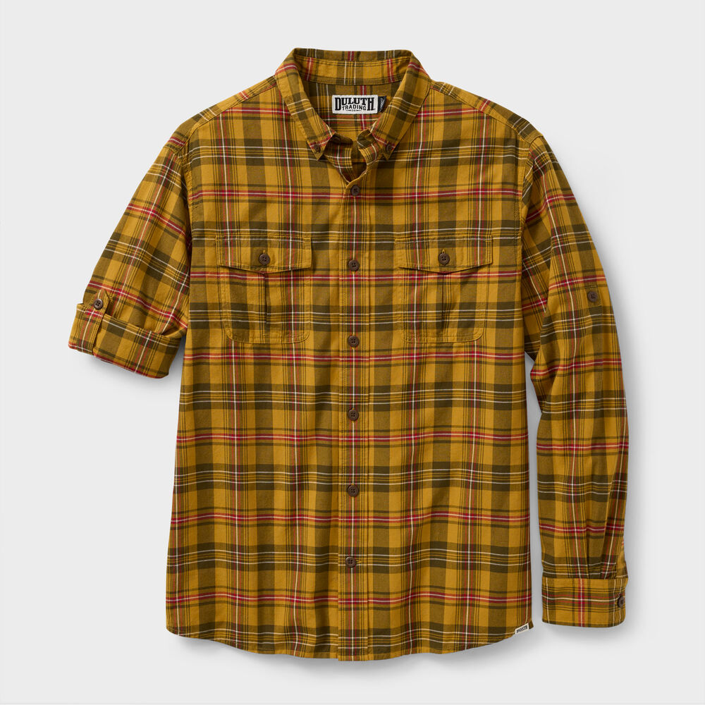 Men's Indian Madras Relaxed Fit Work Shirt Main Image