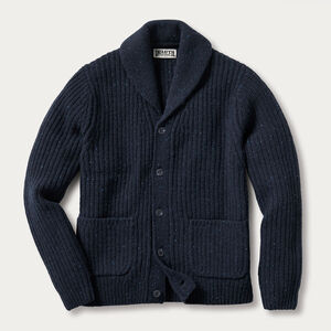 Men's Lambswool Shawl Collar Cardigan