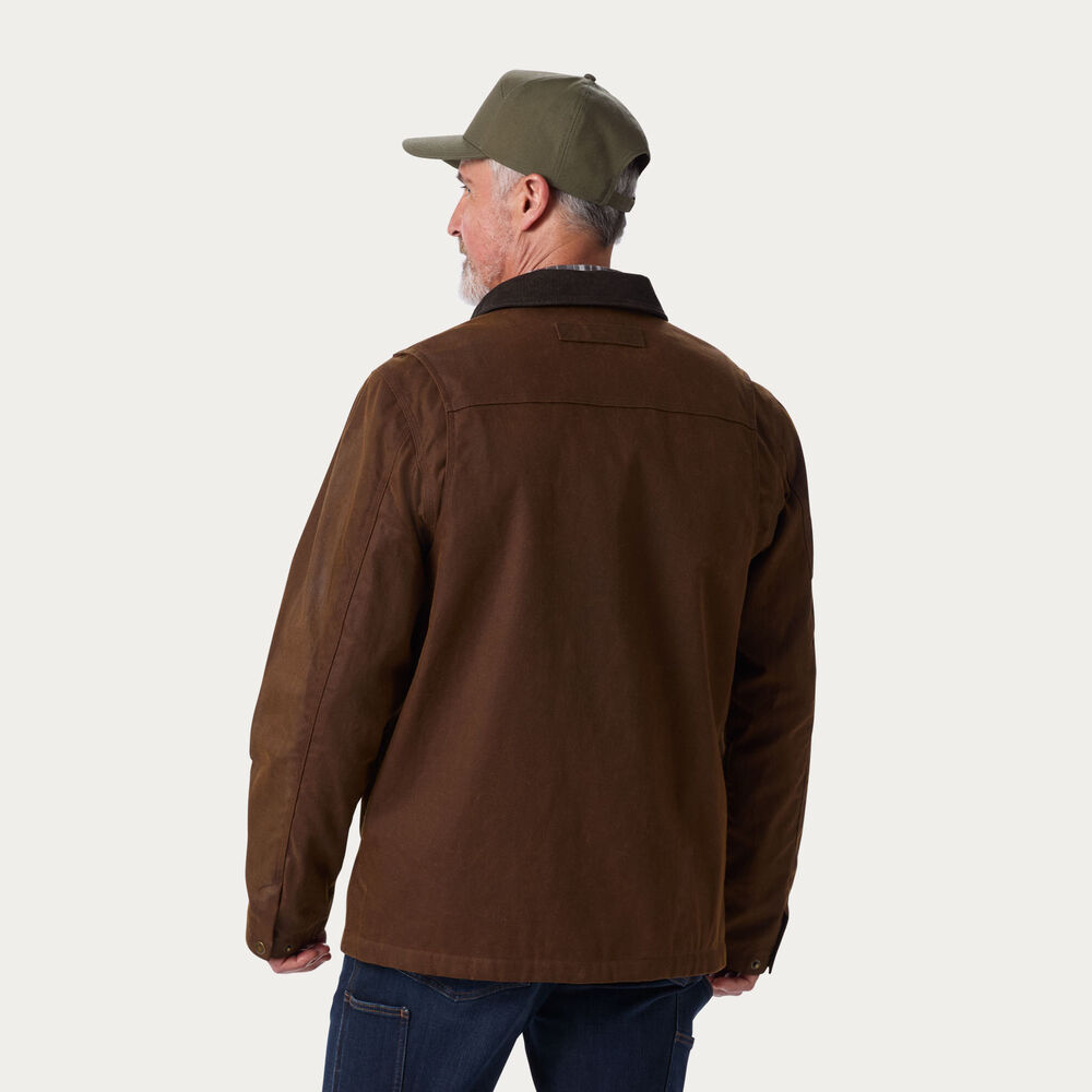 Men's Waxed Fire Hose Chore Jacket Main Image
