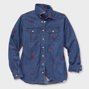 Women's Plus Denim Shirt