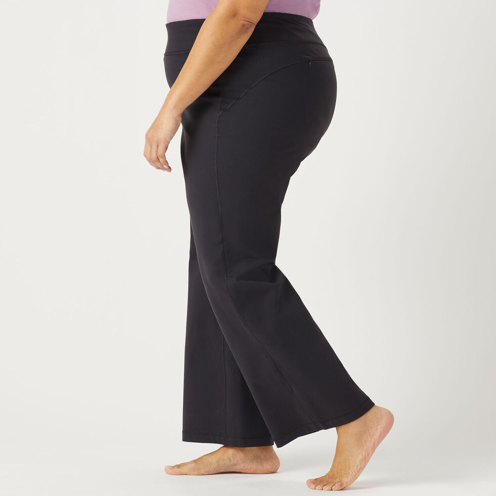 Women's Duluth Trading Black NoGA Stretch Classic Capri Pants Plus