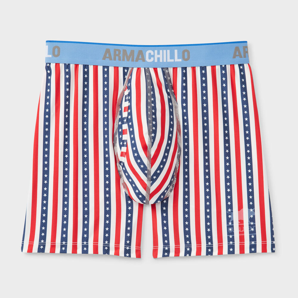 Men's Armachillo Pattern Bullpen Boxer Briefs Main Image