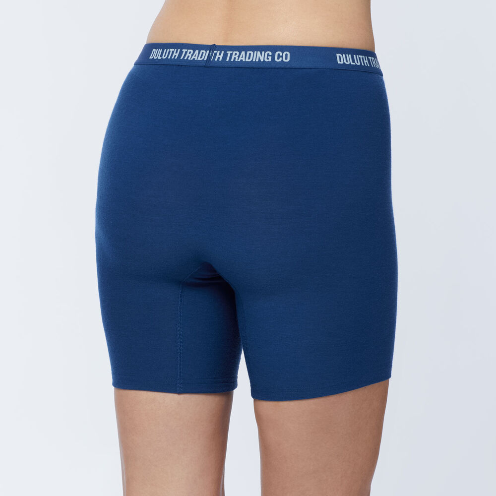 Women's Wickerino Wool Long Boxer Briefs Main Image