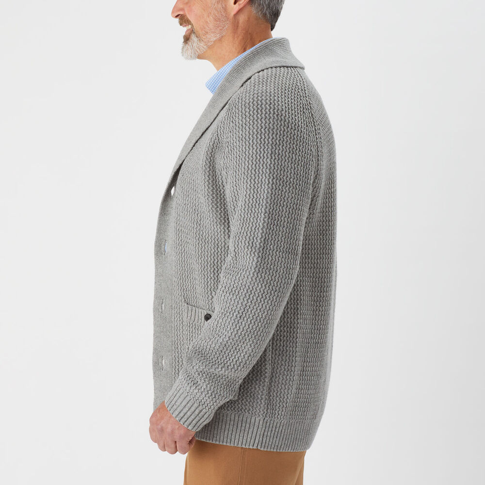 Men's Burly Retirement Shawl Collar Cardigan Main Image