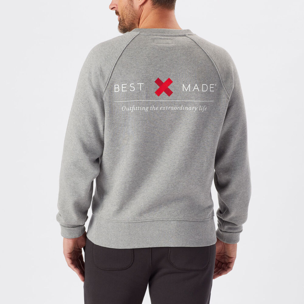 Best Made Supima Sweat Logo Crew Main Image