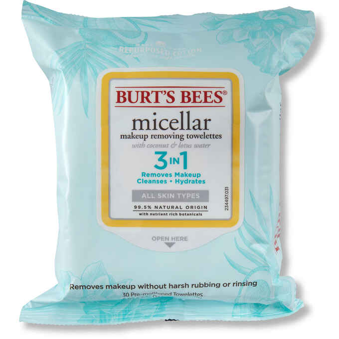 Burt's Bees Micellar 30ct Facial Cleansing Towellettes
