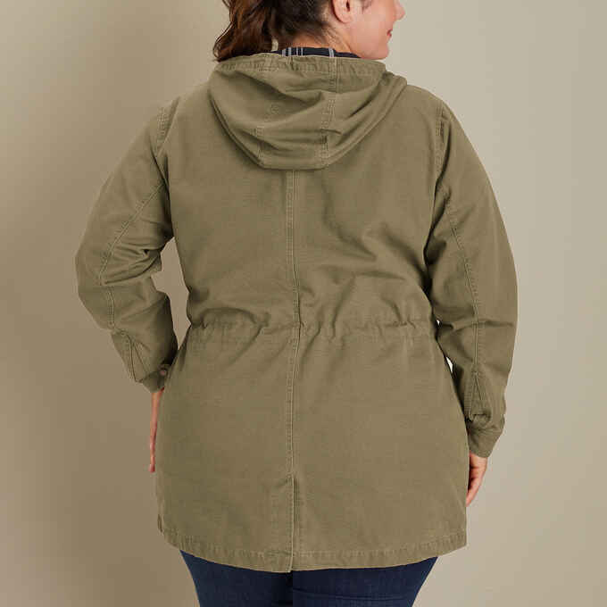 Women's Plus CanDo Canvas Coat Duluth Trading Company