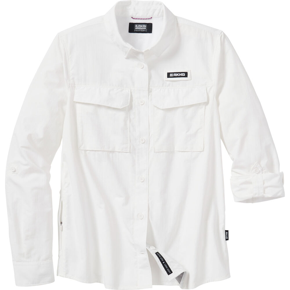 Women's AKHG Crooked River Long Sleeve Shirt LGF XSM Main Image